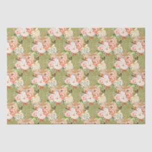 Floral Pumpkins Tissue Paper
