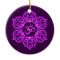 Floral Purple Aum Design