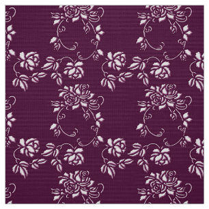 floral purple seamless pattern fabric