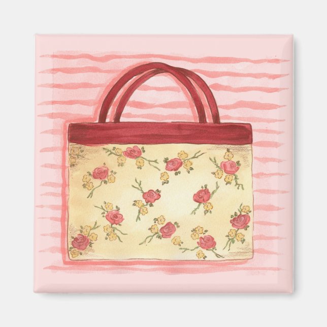 Floral Purse - Magnet (Front)