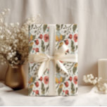 Floral Quail Bird Spring Pattern Wedding  Wrapping Paper<br><div class="desc">Add a touch of spring to your gift giving with our Floral Quail Spring Wrapping Paper. The beautiful floral and quail designs will add an elegant and festive touch to any gift. Made with high quality materials, it's the perfect choice for any occasion. Say goodbye to boring wrapping paper and...</div>