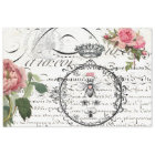 Floral Queen Bee Script Decoupage Tissue Paper
