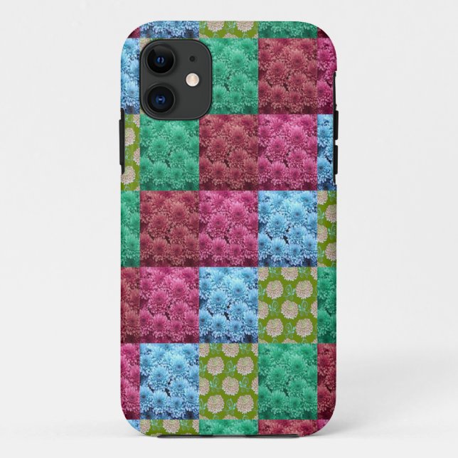 floral quilt design Case-Mate iPhone case (Back)
