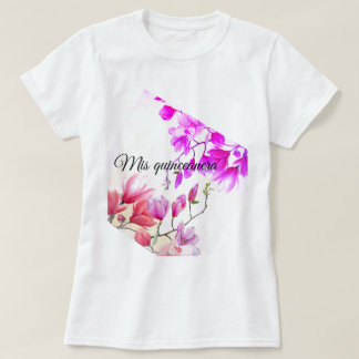 floral Quinceanera T-Shirt