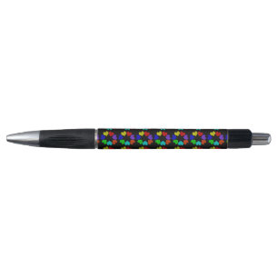 Floral Rainbow Love Hearts Pens