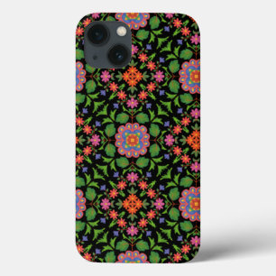 Floral Rangoli on Black Case-Mate Ipad Case