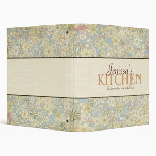 Floral Recipe Binder