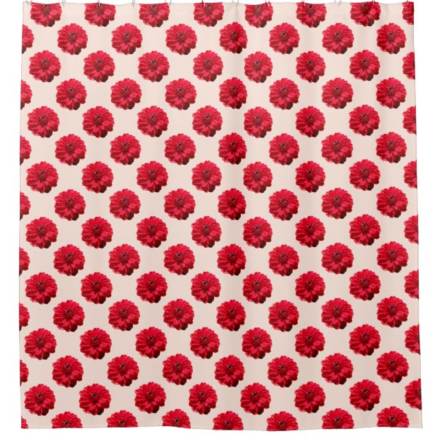 Floral Red Dahlia Photo (Front)