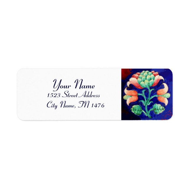 FLORAL Red Green Blue White (Front)
