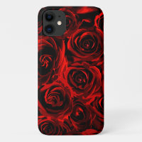 Floral Red Roses Pattern