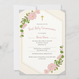 Floral Religious Invitation