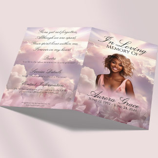 Floral Remembrance Memorial Program - FLR001