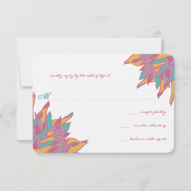 Floral Response Cards (Front)