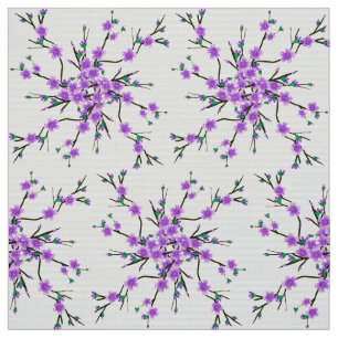 floral retro pattern fabric