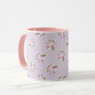 Floral retro spring pattern. mug