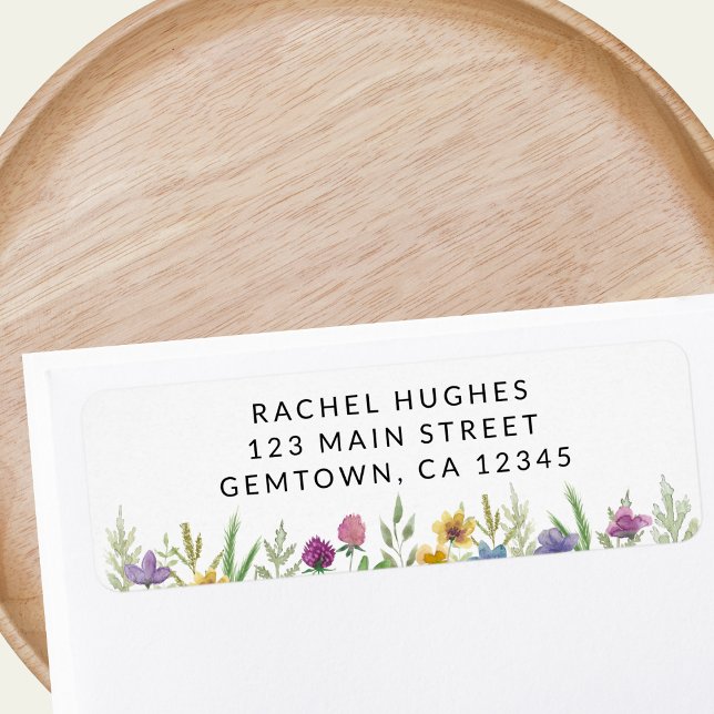 Floral Return Address  (Creator Uploaded)