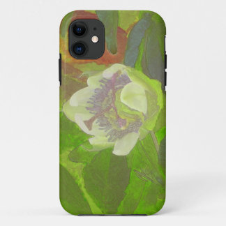 Floral Rhapsody in Green iPhone 11 Case