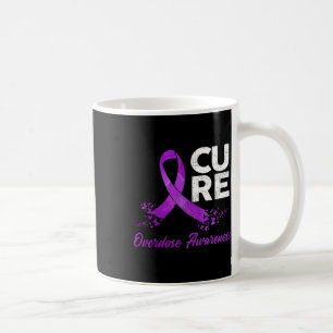 Floral Ribbon Overdose Awareness Costume Warrior G Coffee Mug