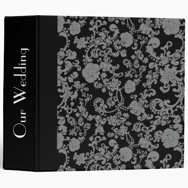 Floral Rococo Wedding, 2" binder (Front/Spine)