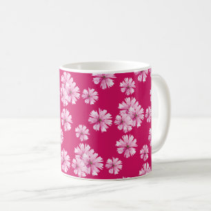 Floral romance cherry blossom coffee mug