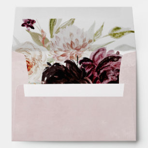 Floral Romance Wedding Invitation Envelope