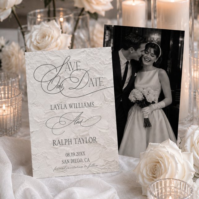 Floral Romantic Wedding Save The Date (Creator Uploaded)