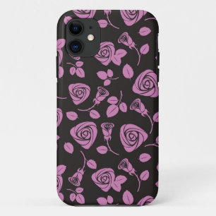 Floral Rose Background iPhone 11 Case