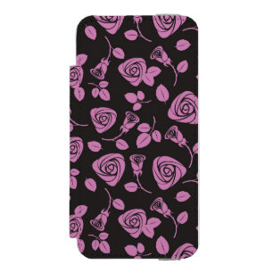 Floral Rose Background Incipio Watson™ iPhone 5 Wallet Case