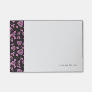 Floral Rose Background Post-it Notes