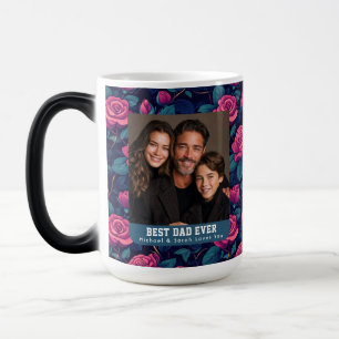 Floral Rose Bouquet Daddy Birthday Travel Mug