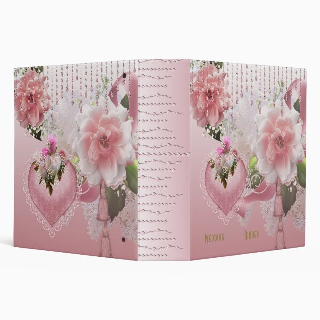 Floral rose classeur Mariage (Arrière-plan)