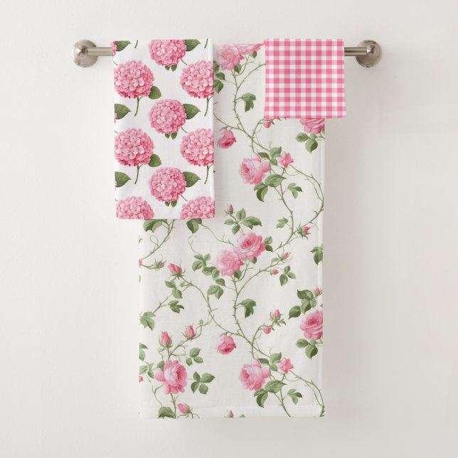 Floral Rose Cottage Motif (En situation)