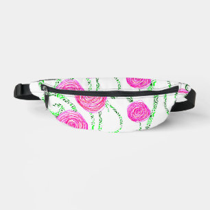 Floral rose et vert