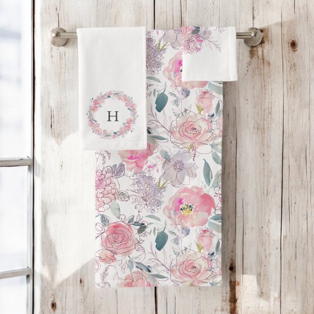 Floral rose pâle (Créateur téléchargé)