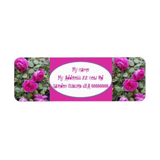 Floral rose rose Art Rose Vintage (Devant)