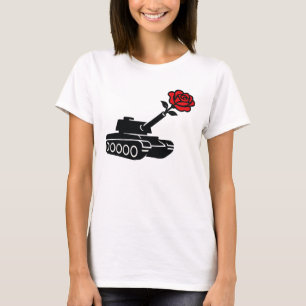 Floral Rose Tank Anti War Pacifism