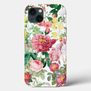 Floral Roses Vintage Spring Garden iPhone 13 Case