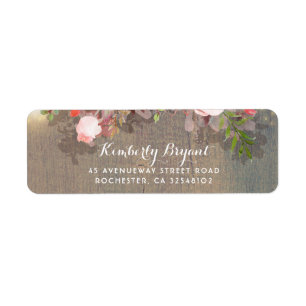Floral Rustic Mariage