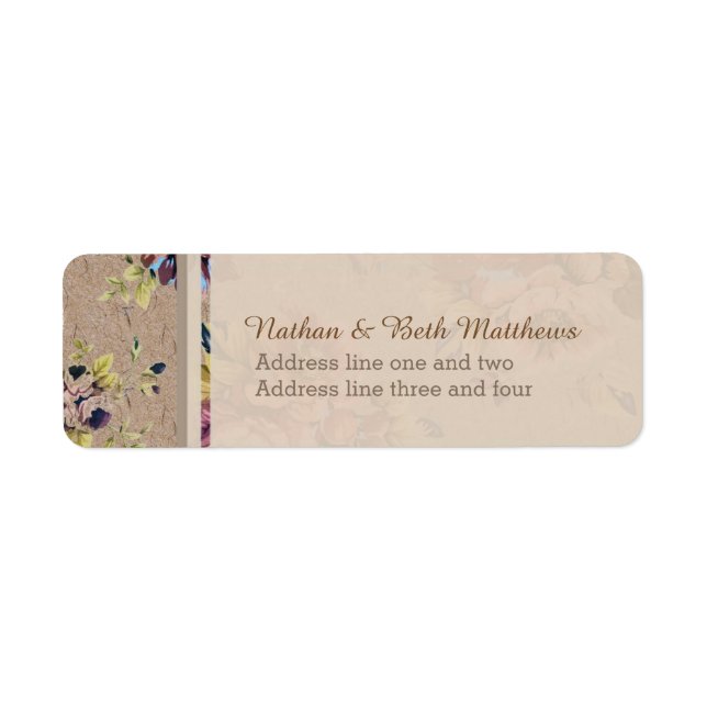 Floral rustique vintage (Devant)