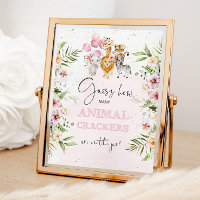 Floral Safari How many animal crackers in the jar