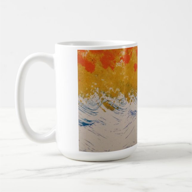 Floral Sail Coffee Mug (Left)