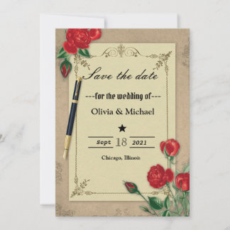 Floral Save The Date