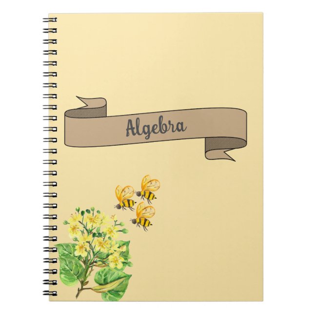 Floral School  Notebook (Front)