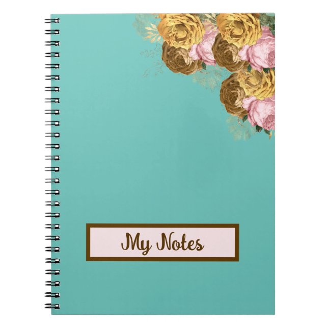Floral School  Notebook (Front)