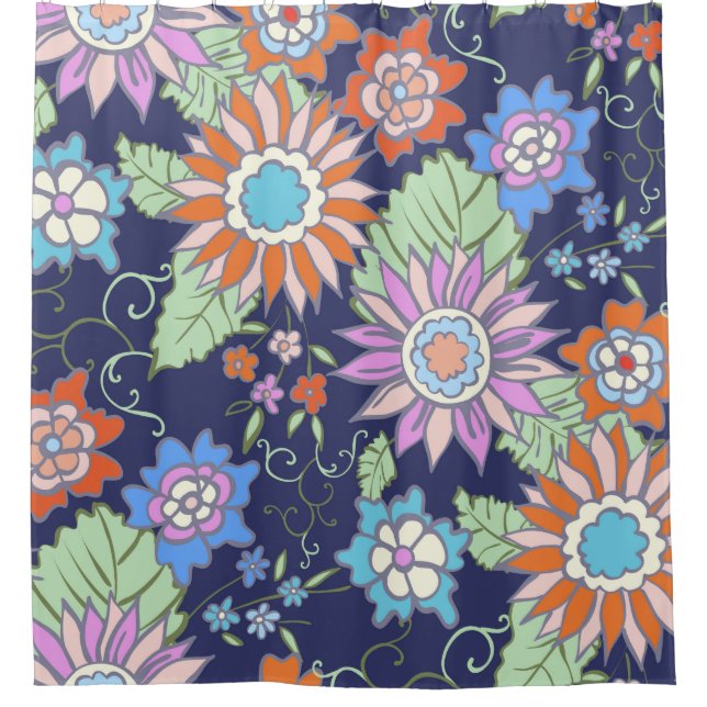 Floral seamless background pattern spring - summer (Front)