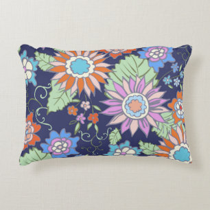 Floral seamless background pattern spring - summer accent pillow