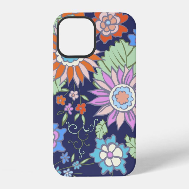 Floral seamless background pattern spring - summer iPhone case (Back)