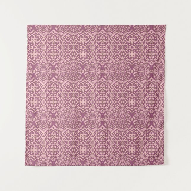 Floral Seamless: Beautiful Pattern Background Tapestry (Front)