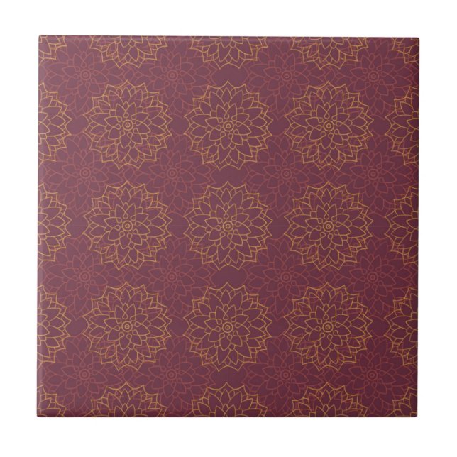Floral seamless design pattern.  tile (Front)
