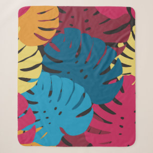 Floral seamless pattern. Background from bright le Sherpa Blanket